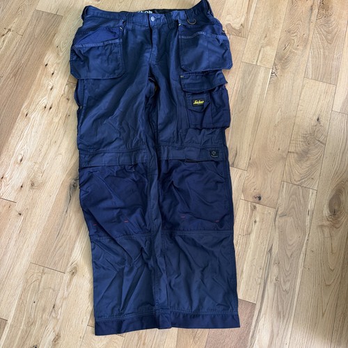 Snickers navy work trousers - snickers,